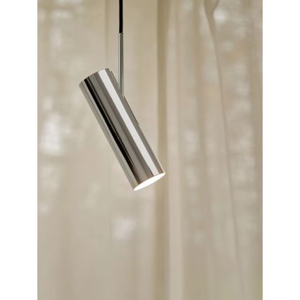 Nordlux - Pendente em cabo MIB 1xGU10/20W/230V cromo brilhante