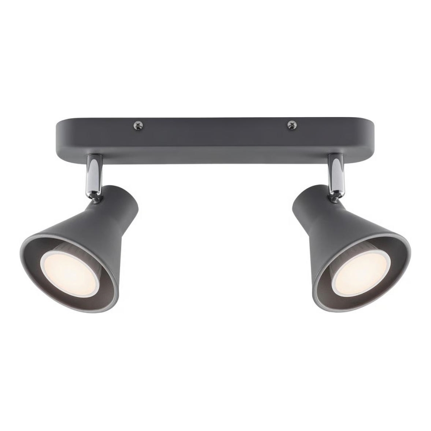 Nordlux - Spot EIK 2xGU10/35W/230V cinzento