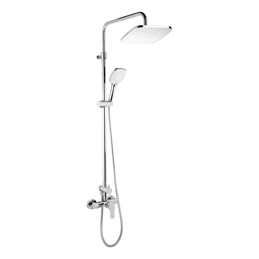 Novaservis - Conjunto de chuveiro com torneira METALIA ECO cromado brilhante