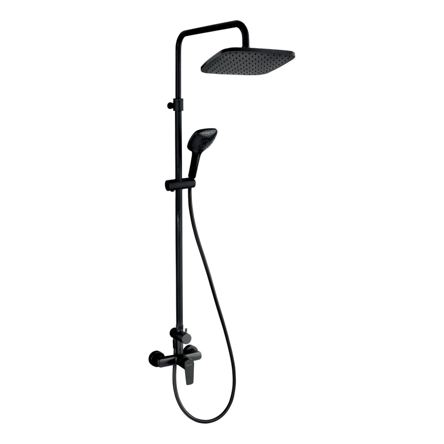 Novaservis - Conjunto de chuveiro com torneira METALIA ECO mate preto