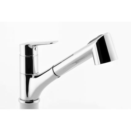 Novaservis - Torneira de lavatório com pulverizador extensível METALIA cromado brilhante