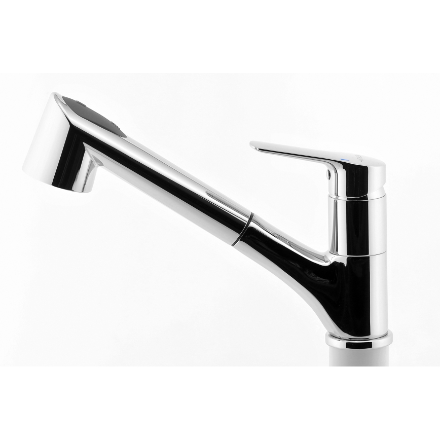 Novaservis - Torneira de lavatório com pulverizador extensível METALIA cromado brilhante