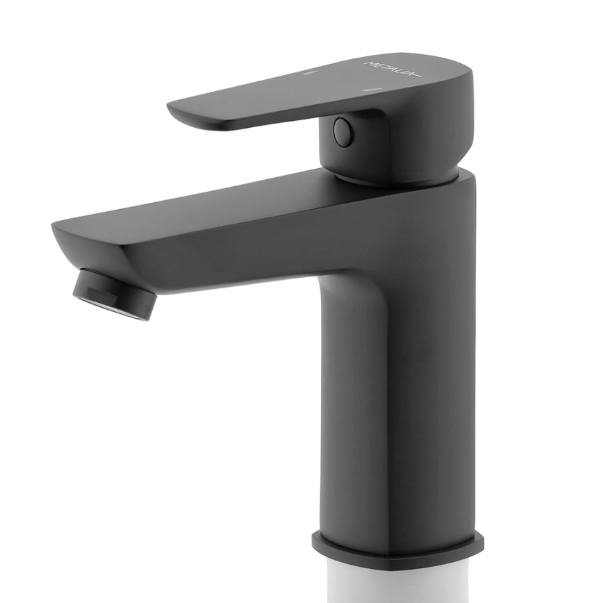 Novaservis - Torneira do lavatório METALIA ECO 15,2 cm mate preto