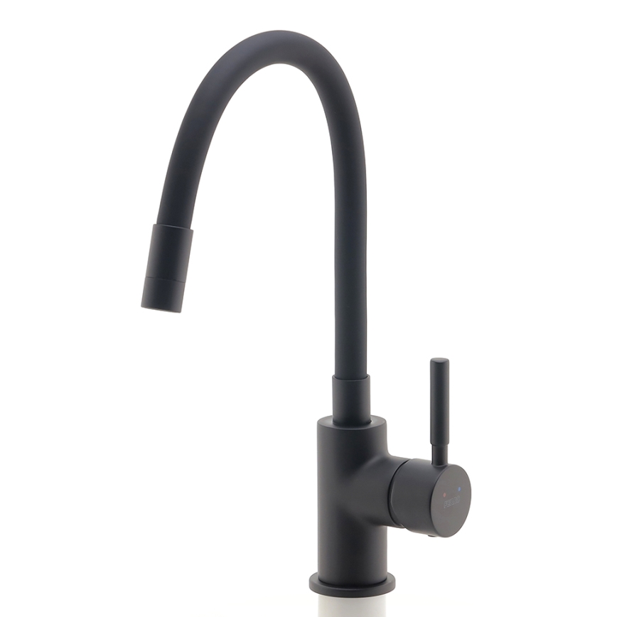 Novaservis - Torneira para lava-loiça com braço flexível mate preto