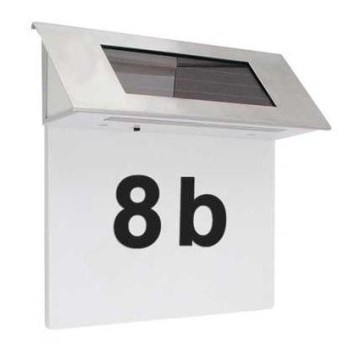 Número de casa solar LED