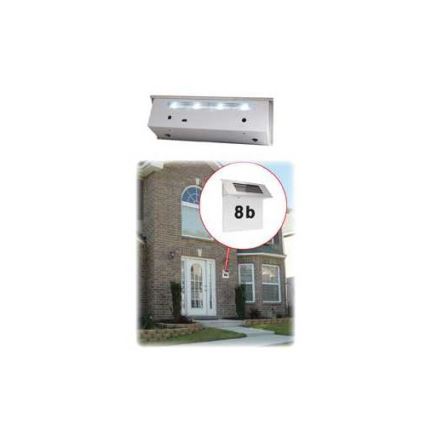 Número para casa solar LED 600 mAh