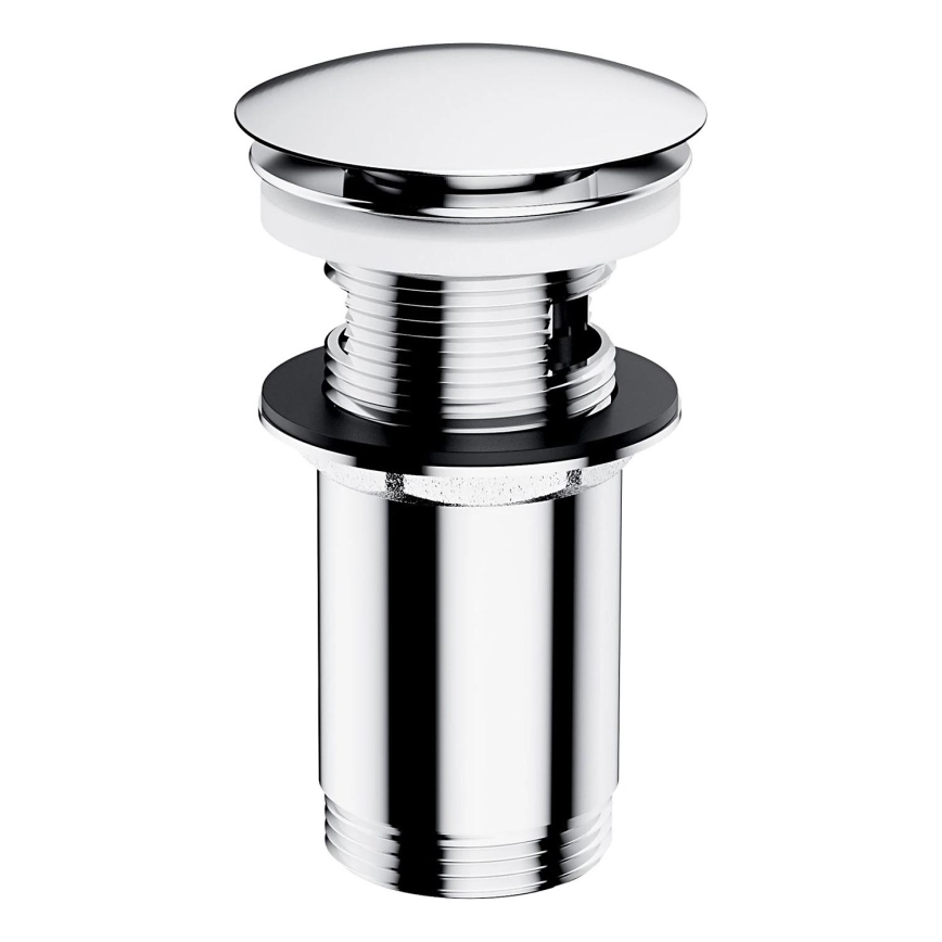 OMNIRES A706CR - Válvula de drenagem CLICK-CLACK diâmetro 6,6 cm cromado brilhante