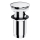 OMNIRES A706CR - Válvula de drenagem CLICK-CLACK diâmetro 6,6 cm cromado brilhante