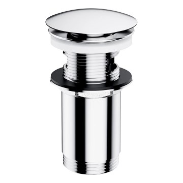 OMNIRES A706CR - Válvula de lavatório CLICK-CLACK diâmetro 6,6 cm cromo brilhante
