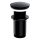 OMNIRES A716BL - Válvula de drenagem CLICK-CLACK diâmetro 6,6 cm semi-mate preto