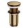 OMNIRES A716BR - Válvula de drenagem CLICK-CLACK diâmetro 6,6 cm escovado bronze antigo