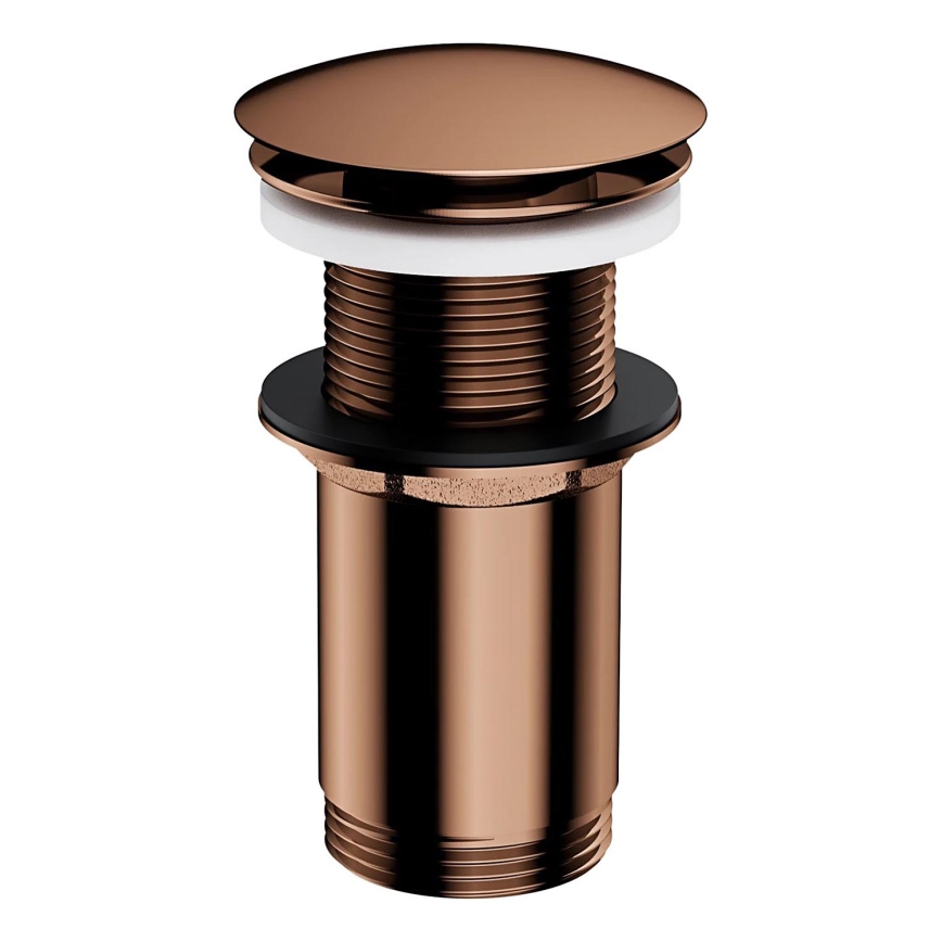 OMNIRES A716CP - Válvula de drenagem CLICK-CLACK diâmetro 6,6 cm brilhante cobre