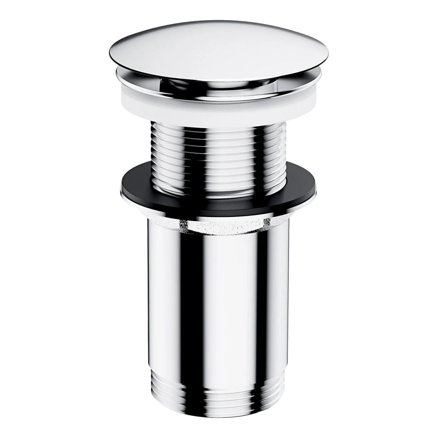 OMNIRES A716CR - Válvula de drenagem CLICK-CLACK diâmetro 6,6 cm cromado brilhante