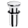 OMNIRES A716CR - Válvula de drenagem CLICK-CLACK diâmetro 6,6 cm cromado brilhante