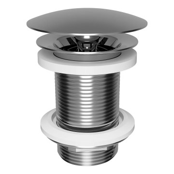 OMNIRES A82CR - Válvula de drenagem DRAIN diâmetro 7,2 cm cromado brilhante