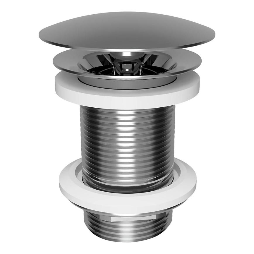 OMNIRES A82CR - Válvula de drenagem DRAIN diâmetro 7,2 cm cromado brilhante