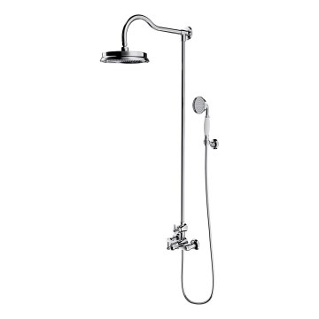 OMNIRES AM5244/6CR - Conjunto de chuveiro com torneira termostática ARMANCE cromado brilhante