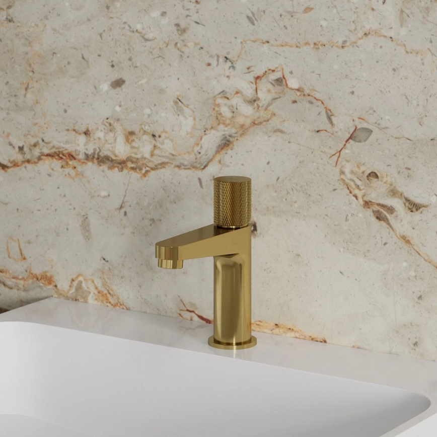 OMNIRES CT8010GLB - Torneira do lavatório CONTOUR 16,6 cm solo dourado