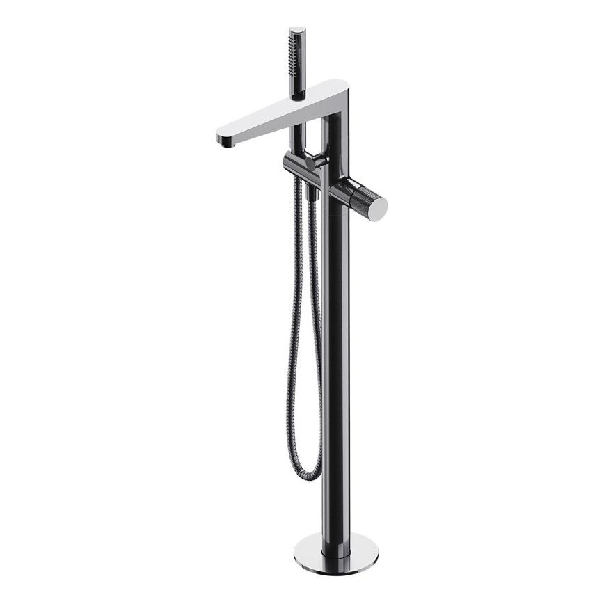 OMNIRES CT8033CR - Conjunto para banheira independente com torneira CONTOUR cromado brilhante