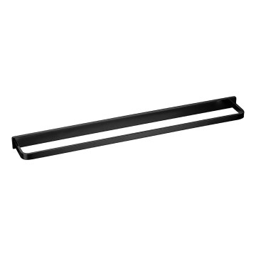 OMNIRES DA70216BL- Suporte de parede para toalha DARLING 61 cm semi-mate preto