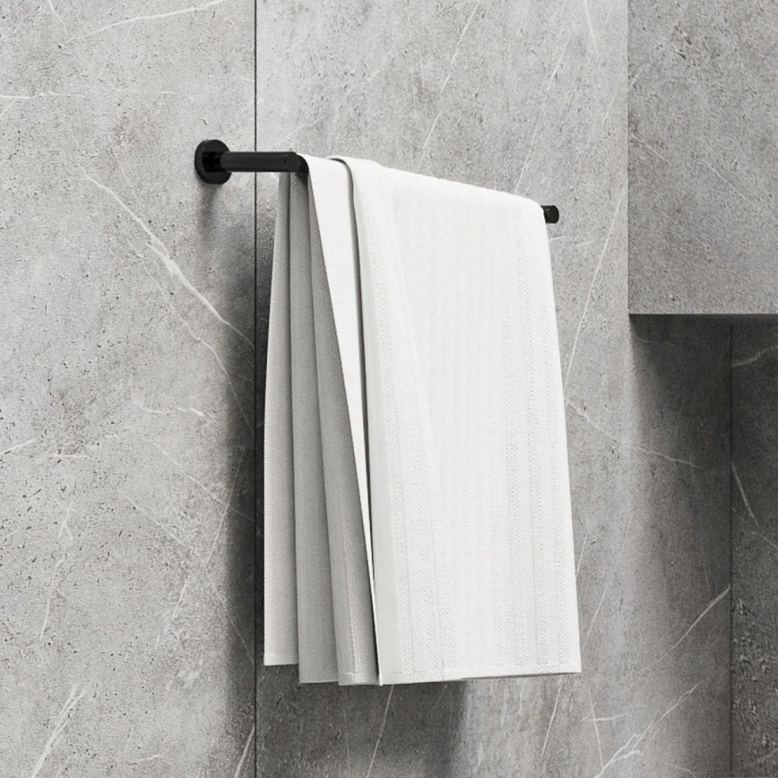 OMNIRES MP60214BL - Suporte de parede para toalha MODERN PROJECT 40 cm mate preto