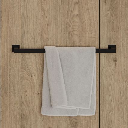 OMNIRES NL80216BL - Suporte de parede para toalha NELSON 62 cm mate preto