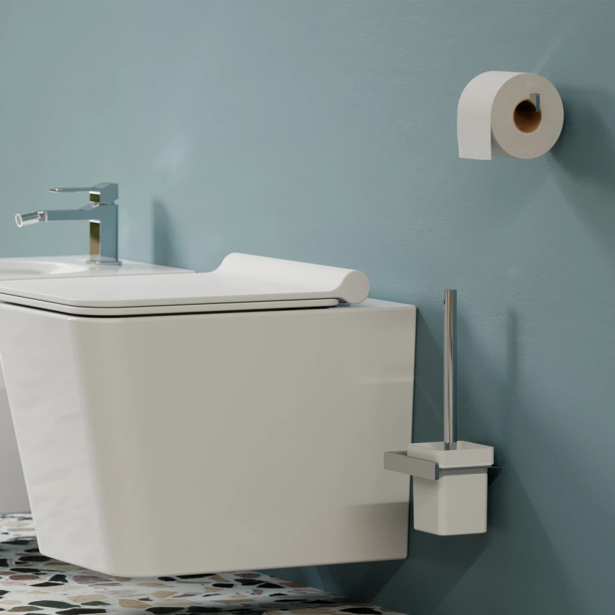 OMNIRES NL80620CR - Piaçaba de parede NELSON cromado brilhante