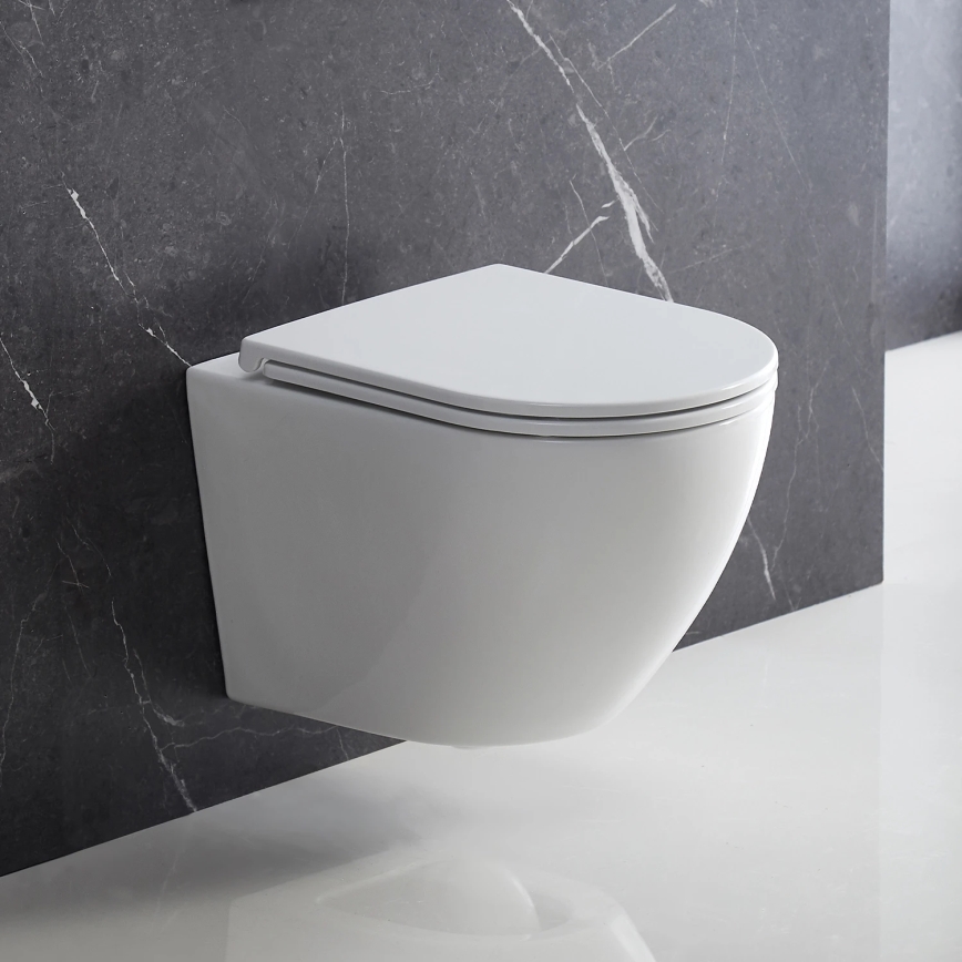 OMNIRES OTTAWADEBP - Assento de sanita SoftClose OTTAWA duroplast/branco brilhante