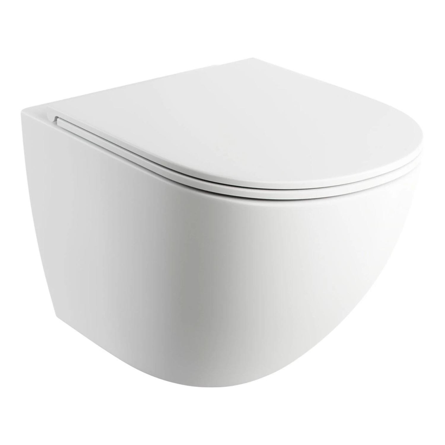 OMNIRES OTTAWAMWBM - Sanita suspensa com assento SoftClose OTTAWA cerâmica/branco mate
