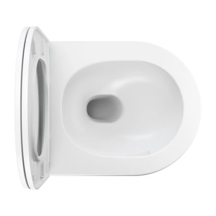 OMNIRES OTTAWASPXMWBM - Sanita suspensa com assento SoftClose OTTAWA cerâmica/branco mate