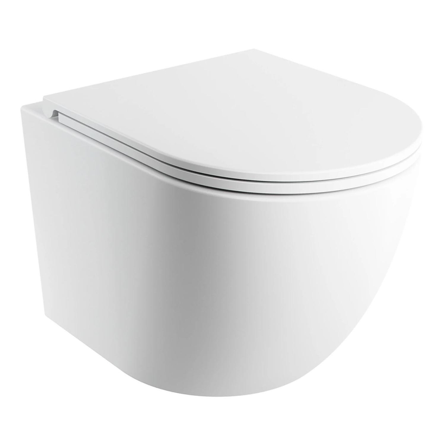 OMNIRES OTTAWASPXMWBM - Sanita suspensa com assento SoftClose OTTAWA cerâmica/branco mate