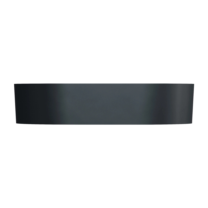 OMNIRES OVOUNBLV - Lavatório de bancada OVO 55x36 cm dolomite/mate preto lava