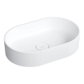 OMNIRES OVOUNBM - Lavatório de bancada OVO 55x36 cm dolomita/branco mate