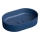 OMNIRES OVOUNMB - Lavatório de bancada OVO 55x36 cm dolomite/mate azul escuro