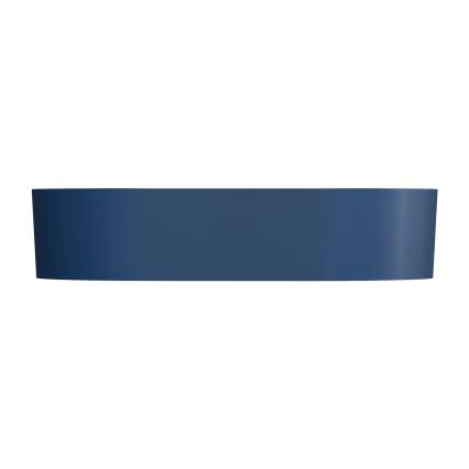 OMNIRES OVOUNMB - Lavatório de bancada OVO 55x36 cm dolomite/mate azul escuro