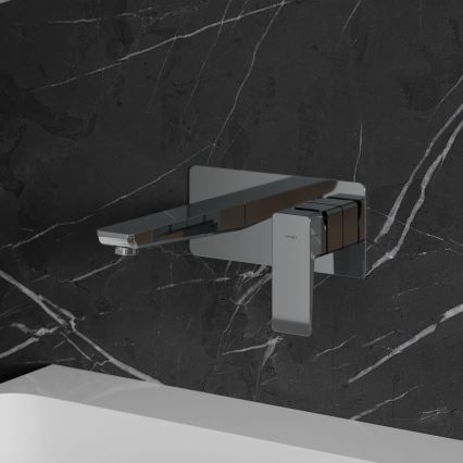 OMNIRES PM7415CR - Misturador de lavatório para instalação embutida PARMA cromo brilhante