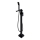 OMNIRES PM7433BL - Conjunto para banheira independente com torneira PARMA mate preto