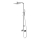 OMNIRES PM7444CR - Conjunto de chuveiro com torneira PARMA cromado brilhante