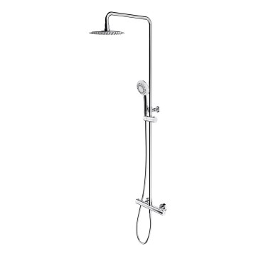 OMNIRES Y1244X/6CR - Conjunto de chuveiro com torneira termostática Y cromado brilhante
