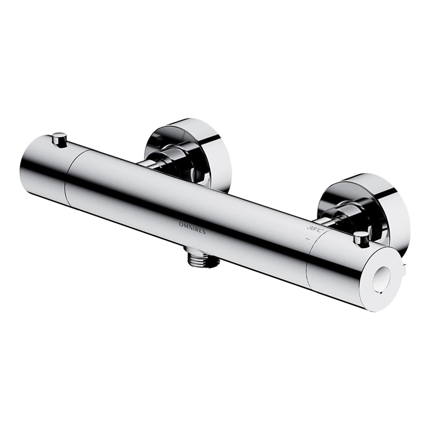 OMNIRES Y1246XCR - Torneira termostática para duche Y cromado brilhante