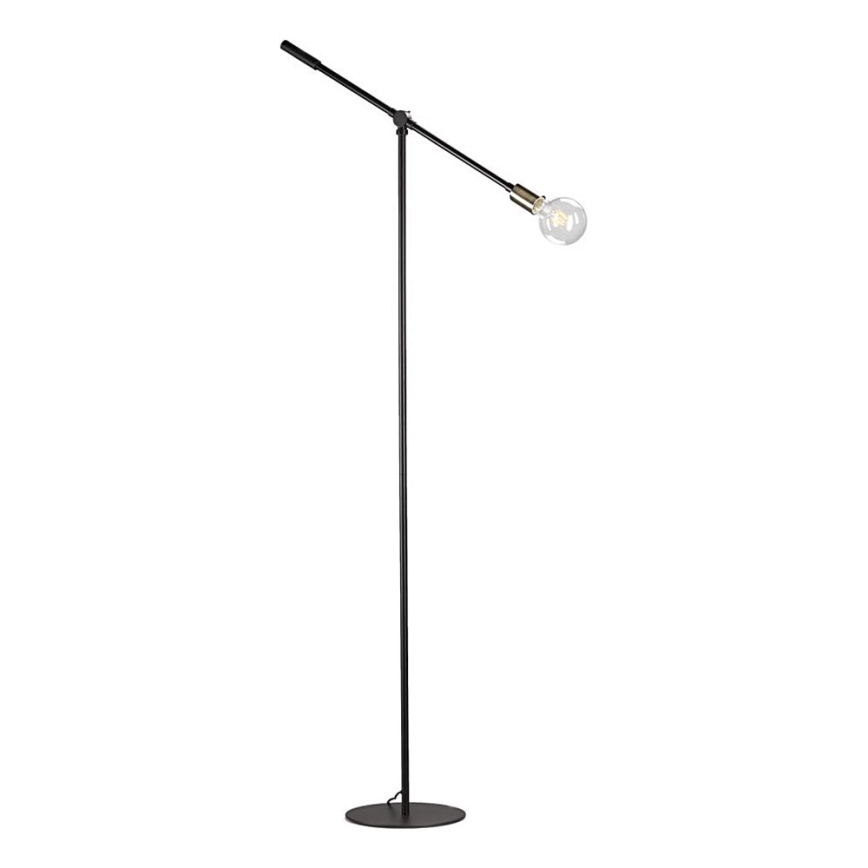 ONLI - Candeeiro de chão ASTE 1xE27/15W/230V preto/dourado