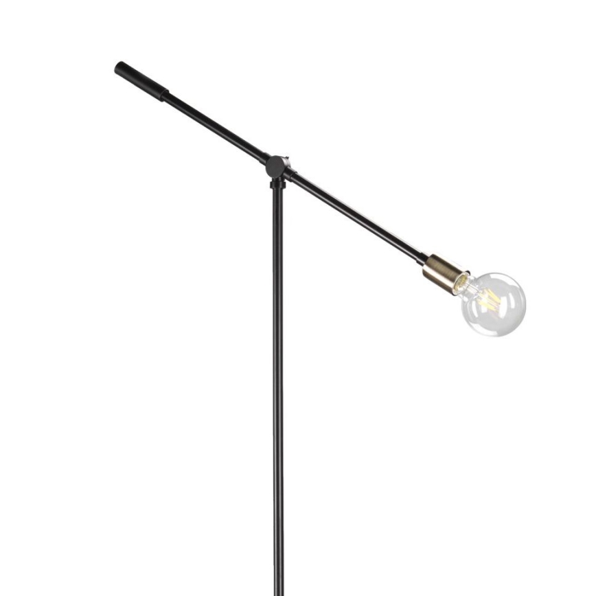 ONLI - Candeeiro de chão ASTE 1xE27/15W/230V preto/dourado