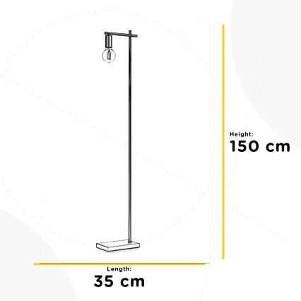ONLI - Candeeiro de chão CROSS 1xE27/22W/230V