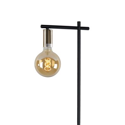 ONLI - Candeeiro de chão CROSS 1xE27/22W/230V preto/latão