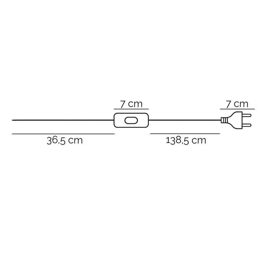 ONLI - Candeeiro de chão CROSS 1xE27/22W/230V preto/latão