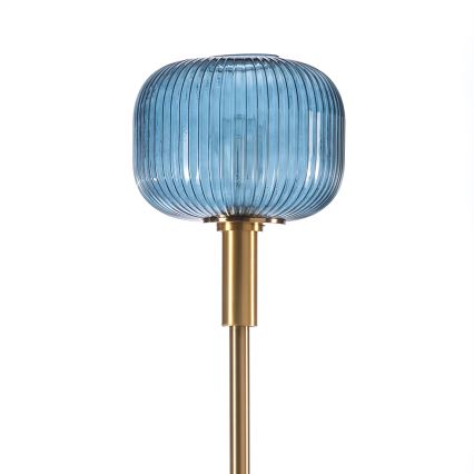 ONLI - Candeeiro de chão DOROTY 1xE27/22W/230V azul/dourado