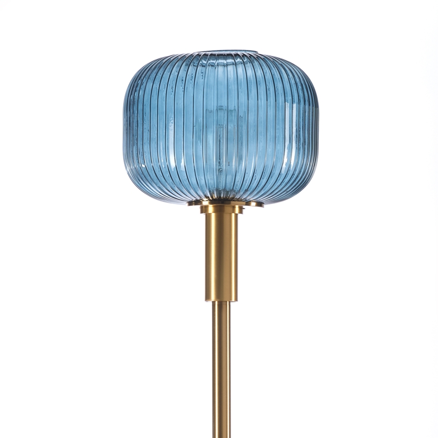 ONLI - Candeeiro de chão DOROTY 1xE27/22W/230V azul/dourado