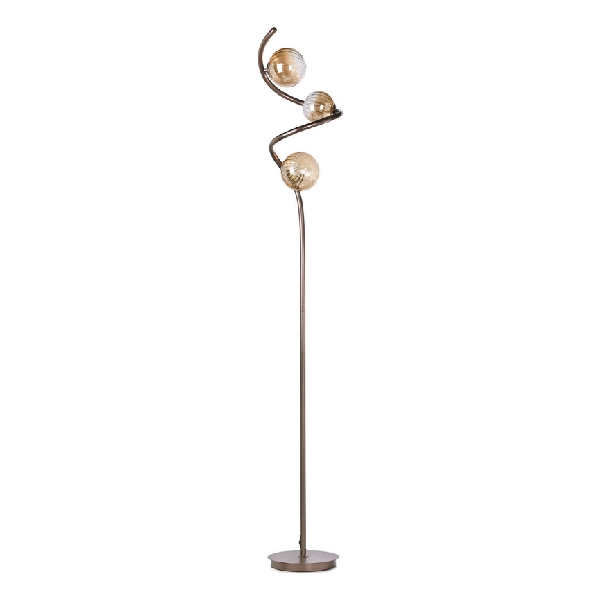 ONLI - Candeeiro de chão FRIDA 3xG9/10W/230V cobre