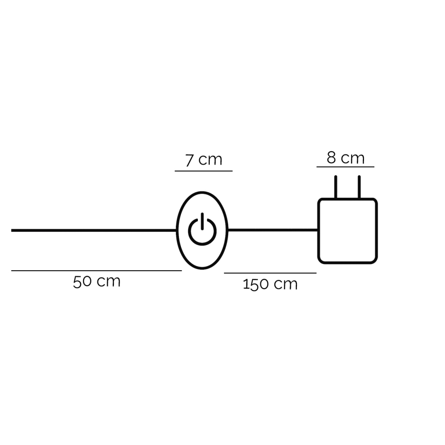 ONLI - Candeeiro de chão LED TWIST LED/24W/230V 4000K preto