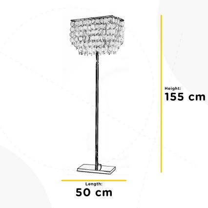 ONLI - Candeeiro de chão MAKANI 4xE14/6W/230V